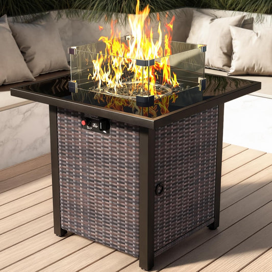 28 inch Propane Fire Pit Table